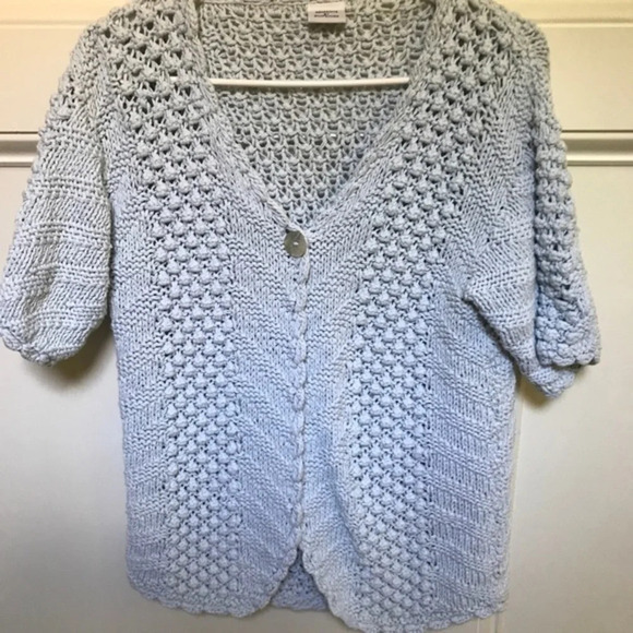 Handknits by Eastwind Vintage Blue Cardigan - Picture 7 of 8